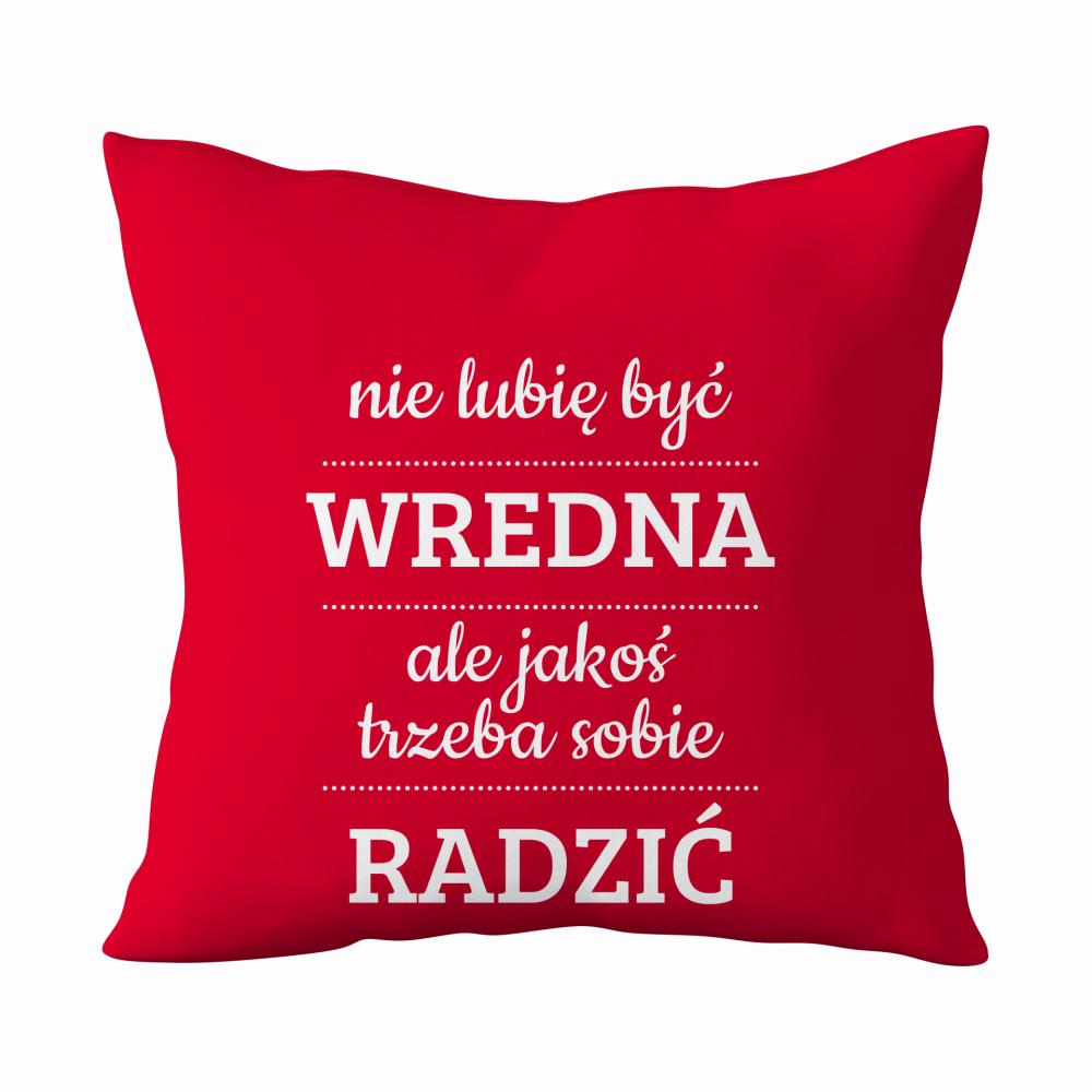Nie lubię być wredna ale trzeba sobie radzić poduszka