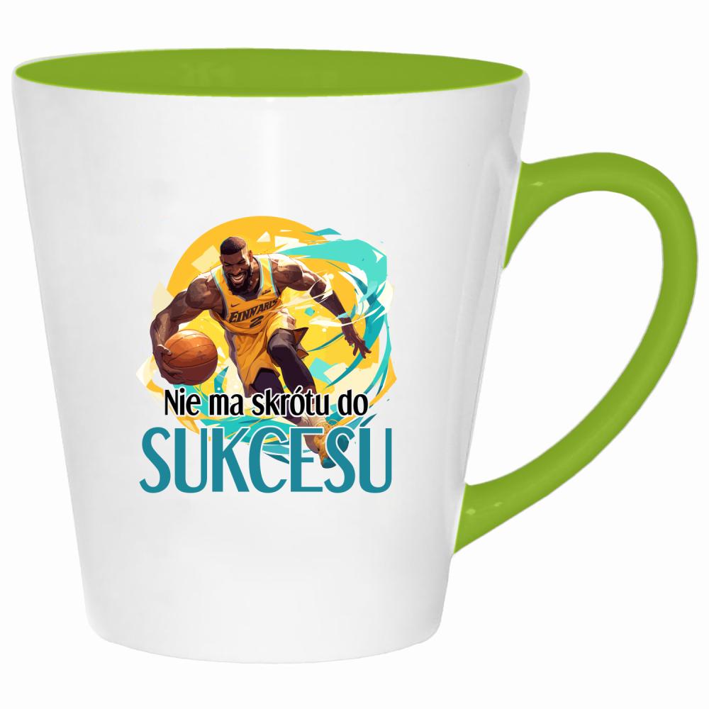 Nie ma skrótu do sukcesu kubek latte kolor limonka