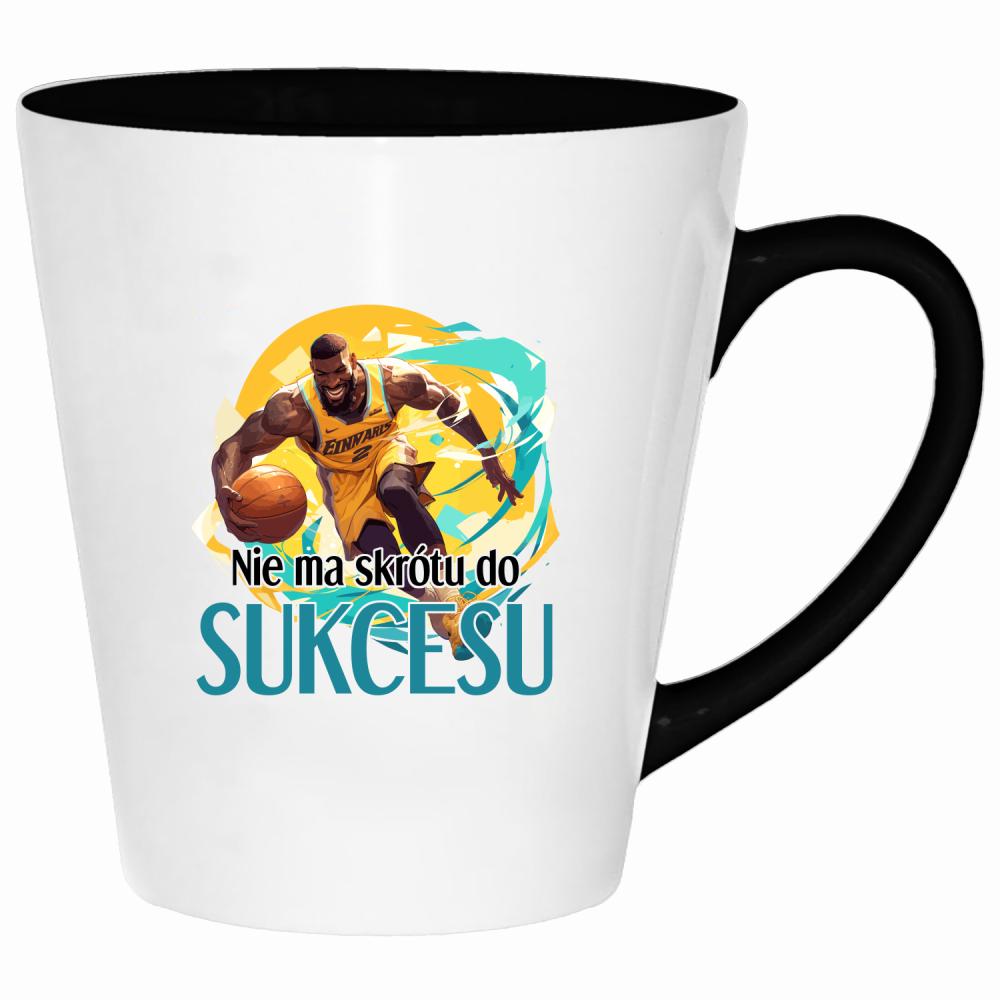 Nie ma skrótu do sukcesu kubek latte kolor różowy