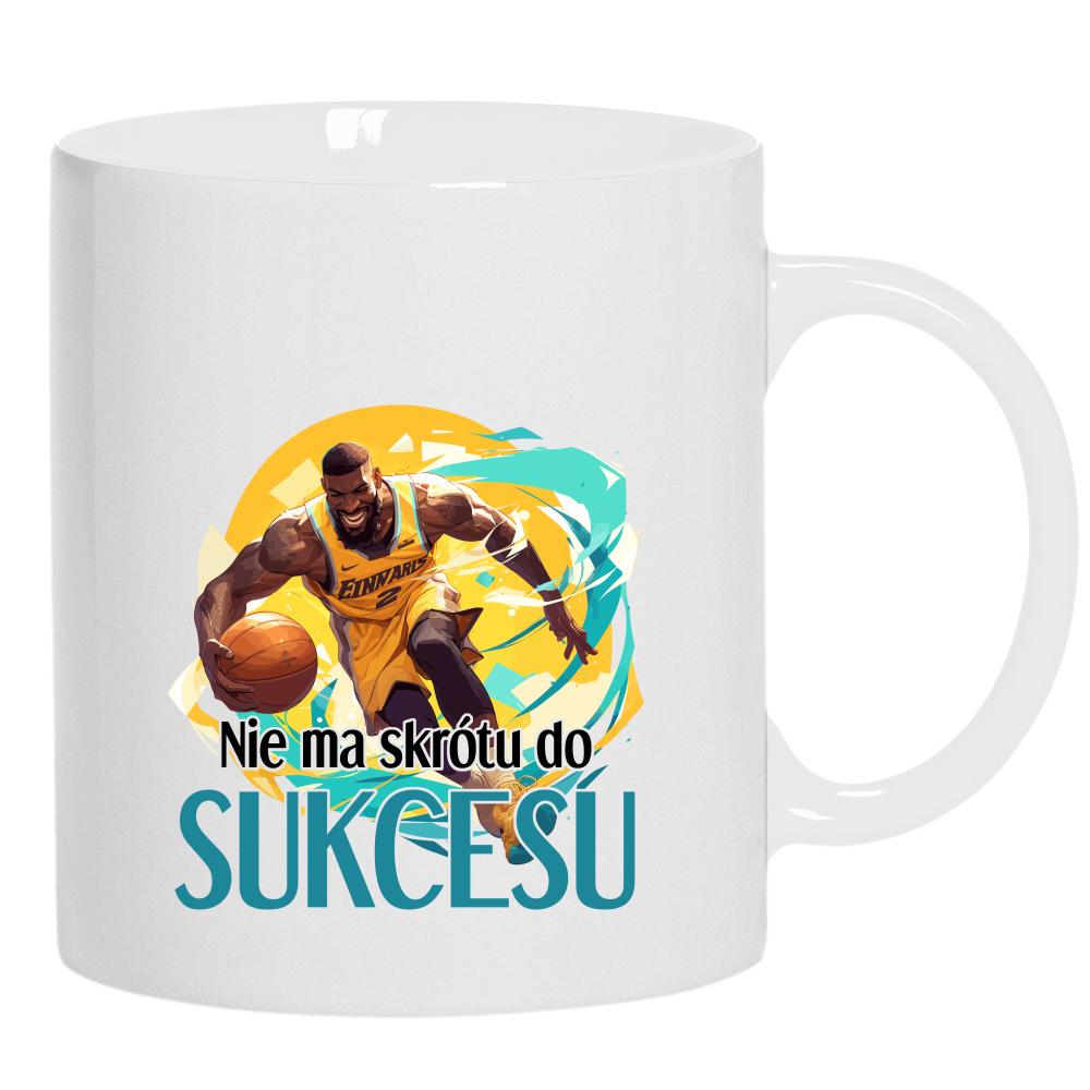 Nie ma skrótu do sukcesu kubek ucho kolor kolor biały