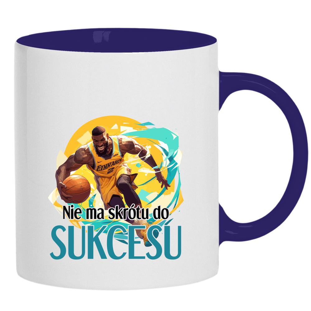Nie ma skrótu do sukcesu kubek ucho kolor kolor navy