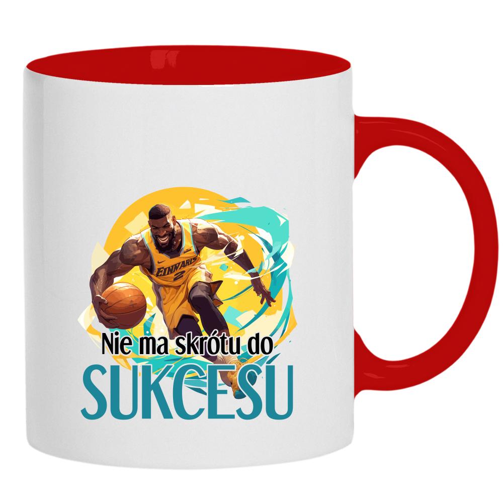 Nie ma skrótu do sukcesu kubek ucho kolor kolor turkus