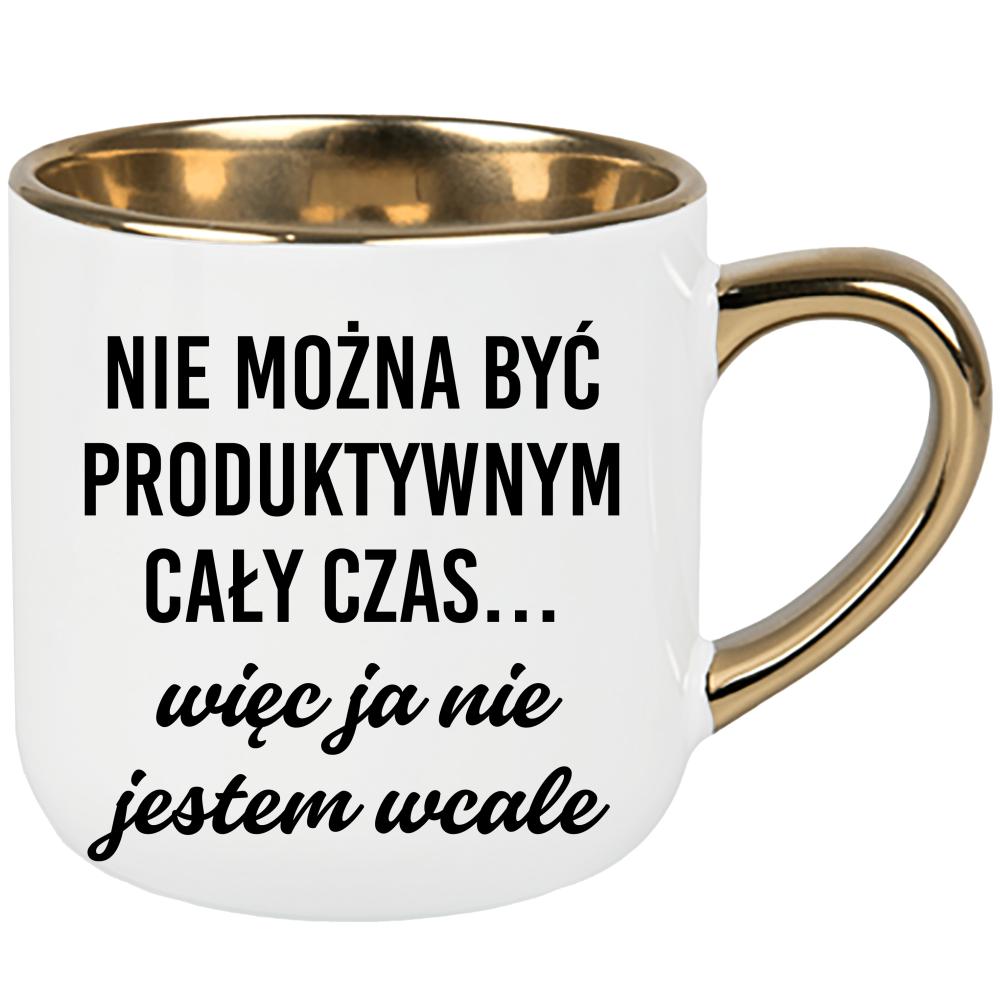 Nie można być produktywnym cały czas kubek elegant duży