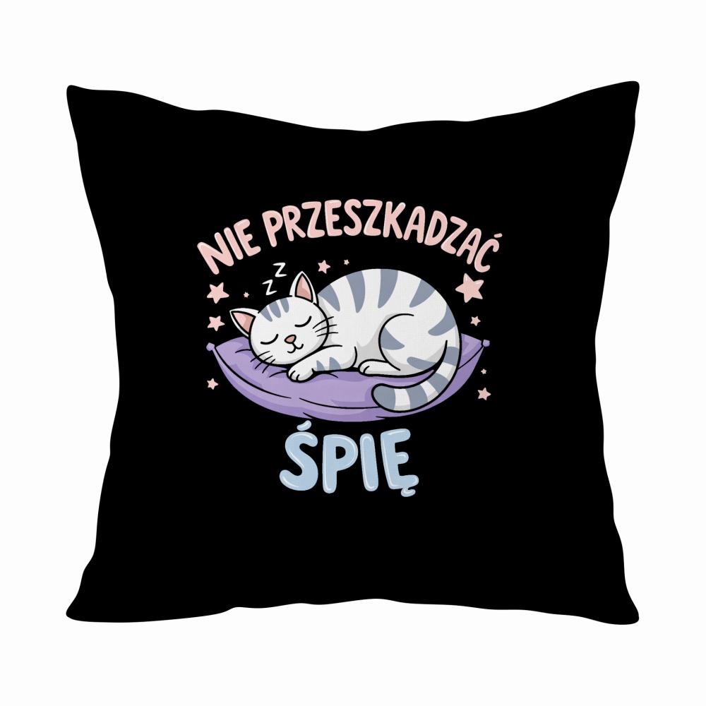Nie przeszkadzać, śpię poduszka