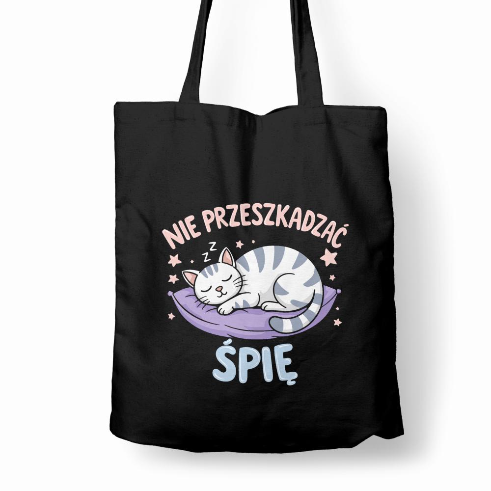 Nie przeszkadzać, śpię torba bawełniana