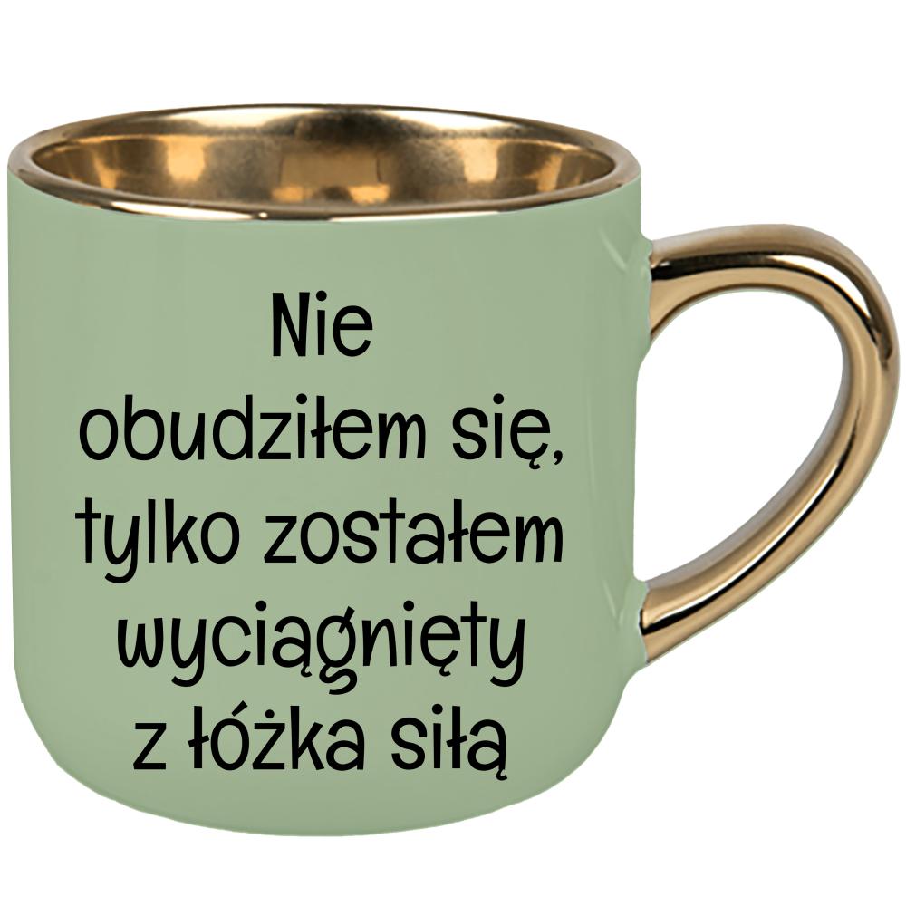 Nie rozmawiaj ze mną, dopóki nie wypiję kubek elegant duży kolor zielony 2