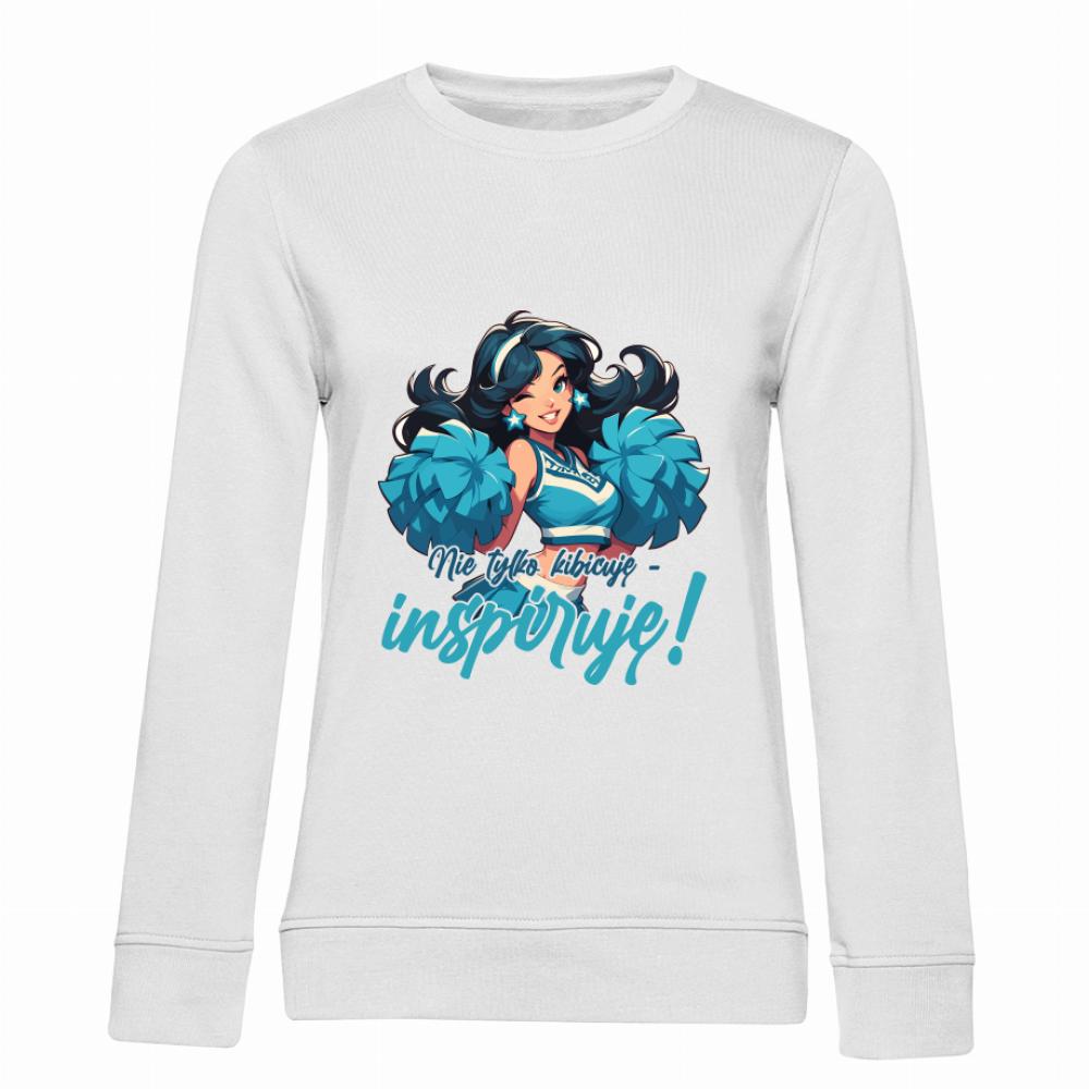 Nie tylko kibicuję – inspiruję! bluza damska bez kaptura