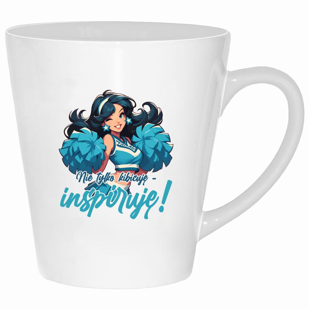 Nie tylko kibicuję – inspiruję! kubek latte