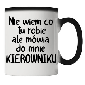 NIE WIEM CO TU ROBIĘ ALE MÓWIĄ KIEROWNIKU