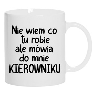 NIE WIEM CO TU ROBIĘ ALE MÓWIĄ KIEROWNIKU