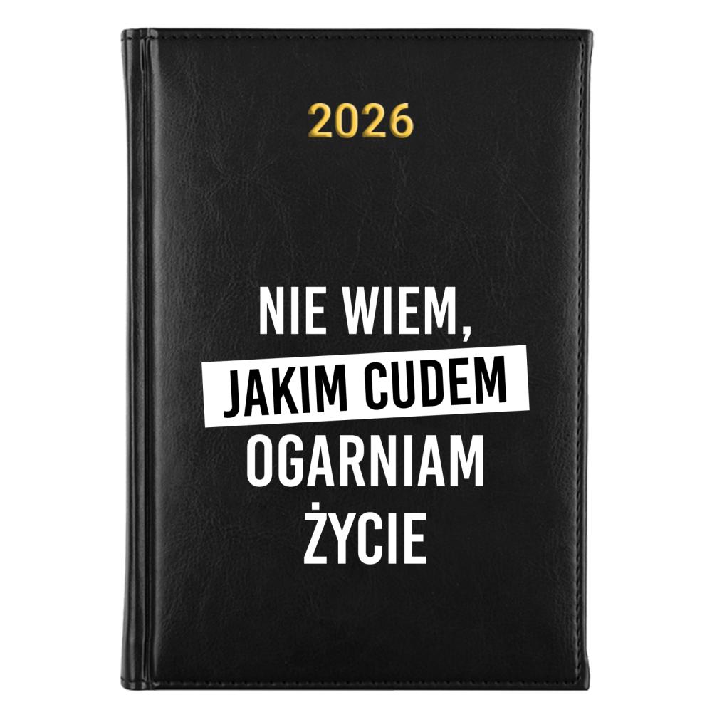 Nie wiem, jakim cudem ogarniam życie kalendarz a5