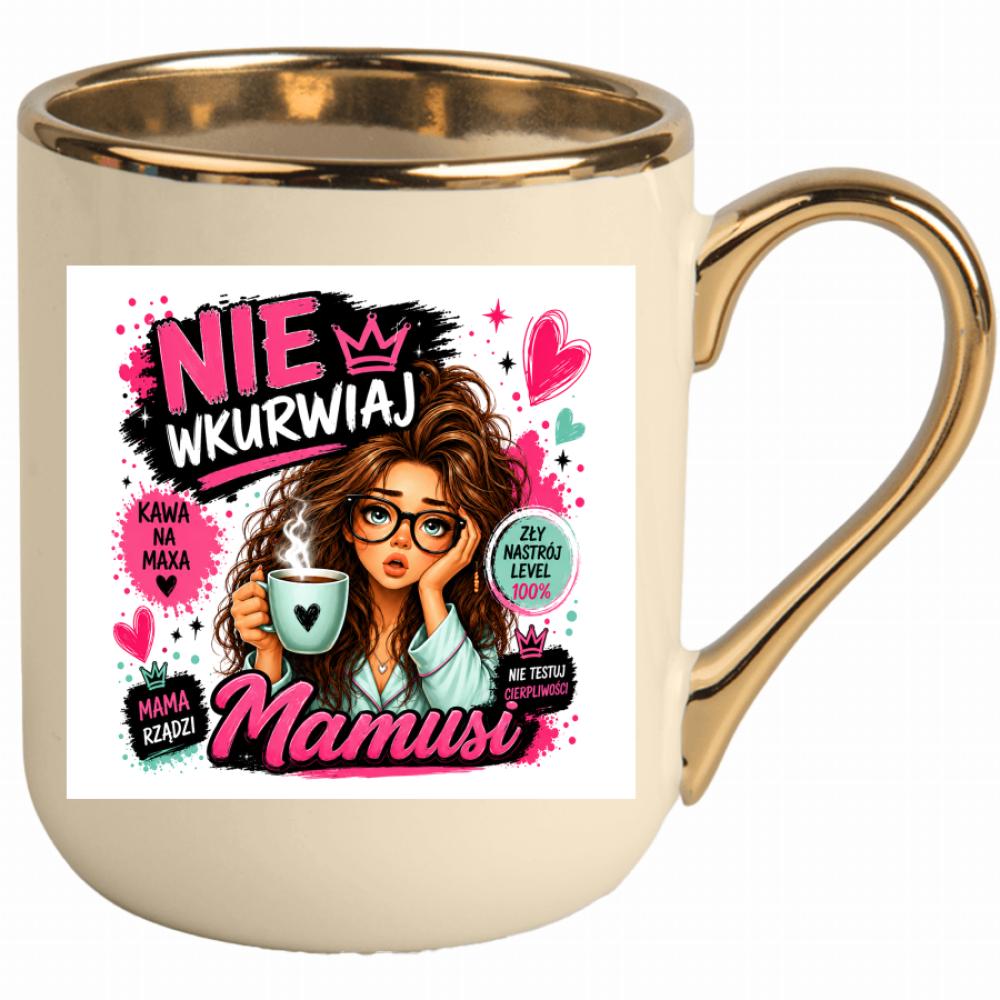 Nie wku#wiaj Mamusi 2 kubek elegant kremowy kolor biały