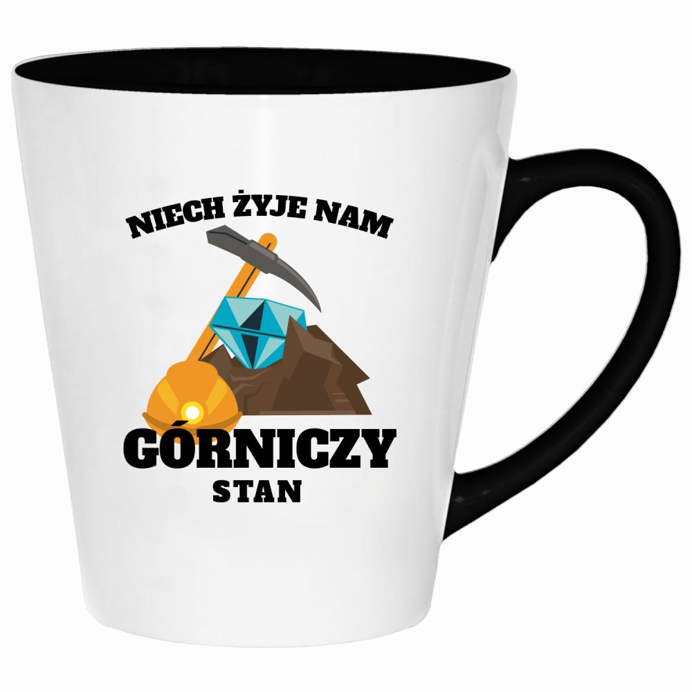 Niech żyje nam górniczy stan kubek latte