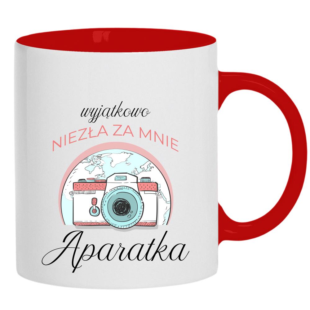 Niezła ze mnie Aparatka kubek ucho kolor