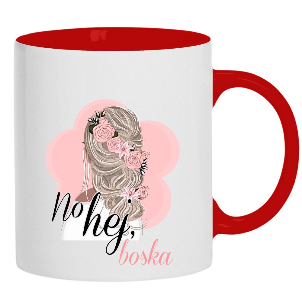 No hej boska kubek ucho kolor