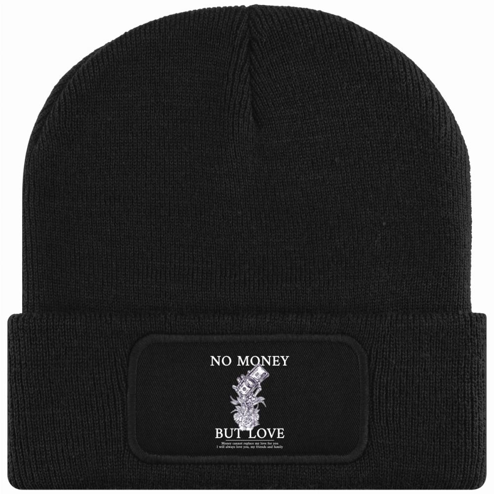 NO MONEY BUT LOVE1 czapka zimowa