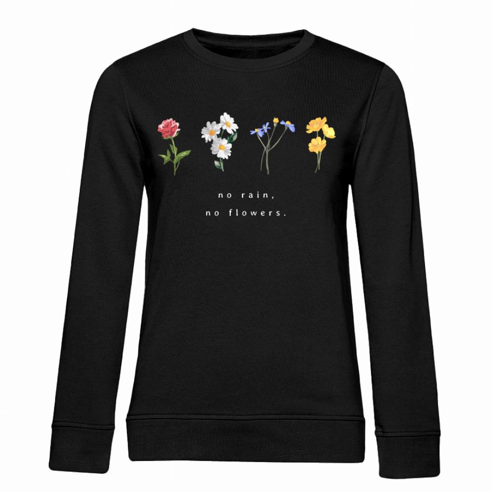 No Rain, No Flowers bluza damska bez kaptura