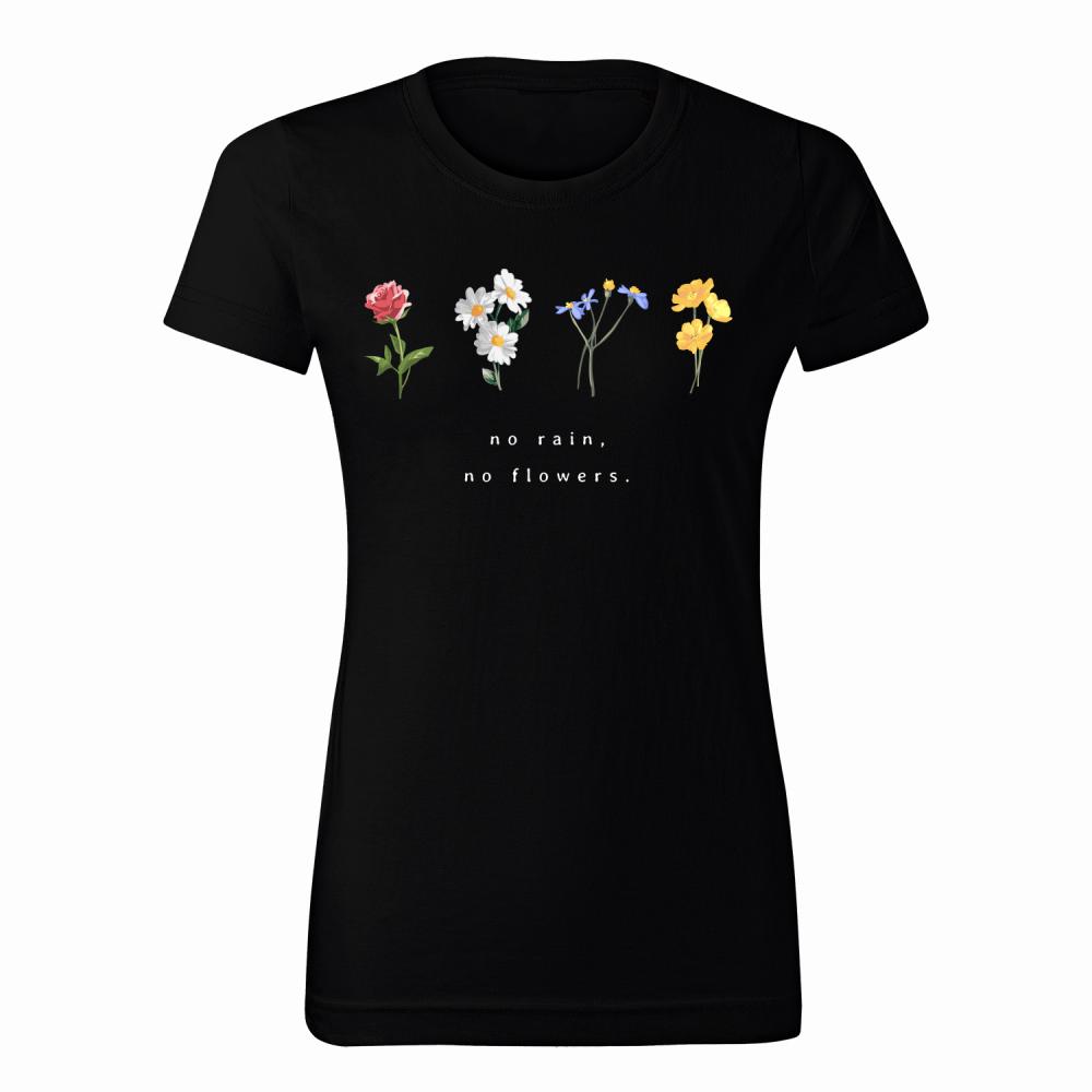 No Rain, No Flowers koszulka damska