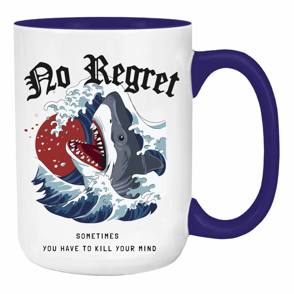 No Regret duży kubek ucho kolor kolor navy