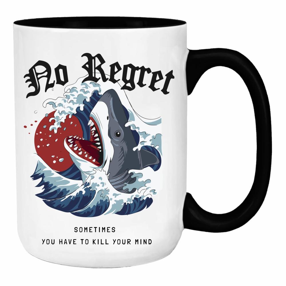 No Regret duży kubek ucho kolor kolor pink