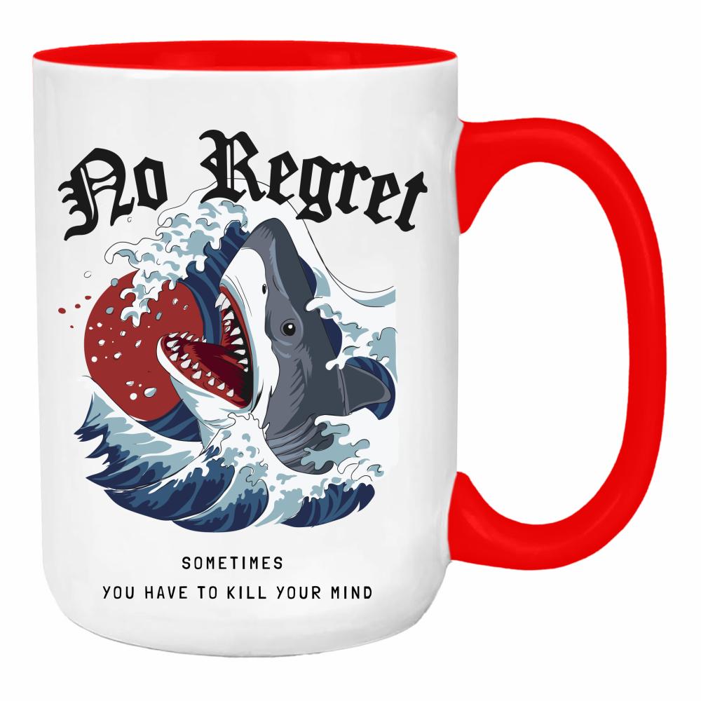 No Regret duży kubek ucho kolor kolor red