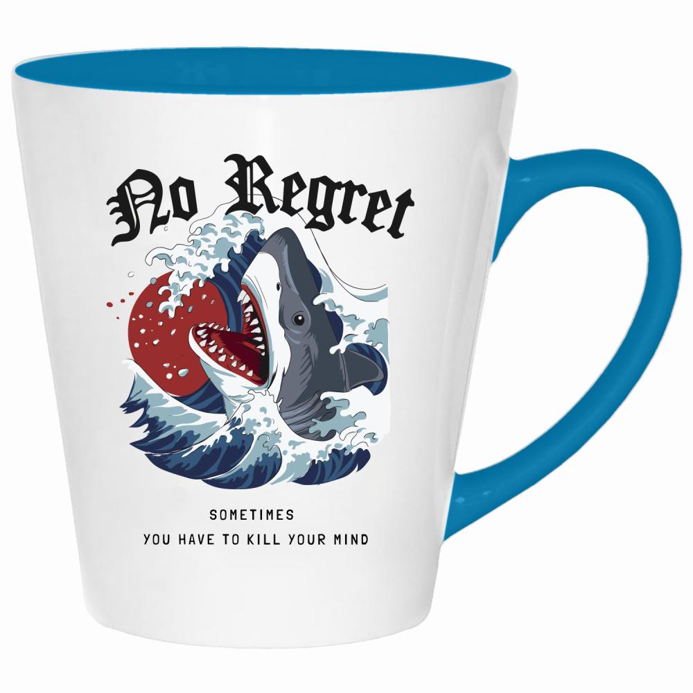 No Regret kubek latte kolor turkus