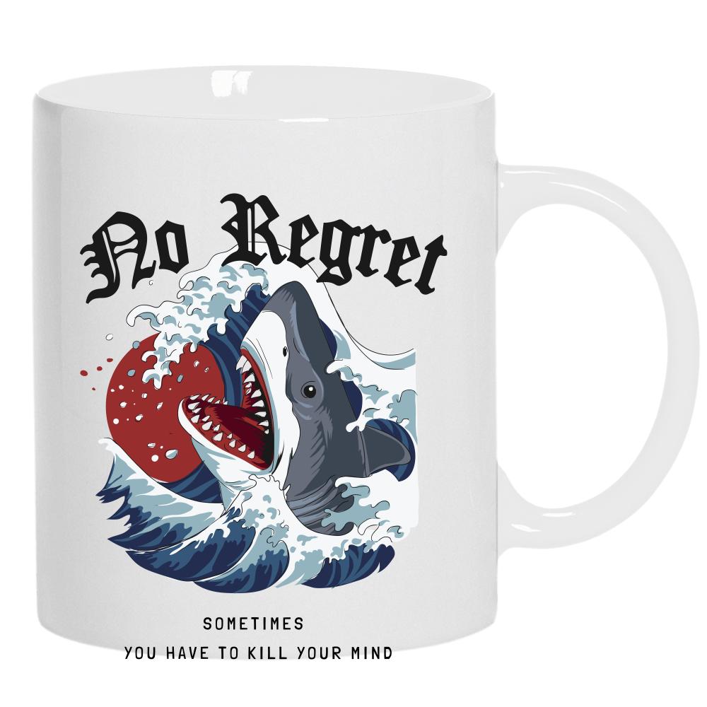 No Regret kubek ucho kolor kolor biały