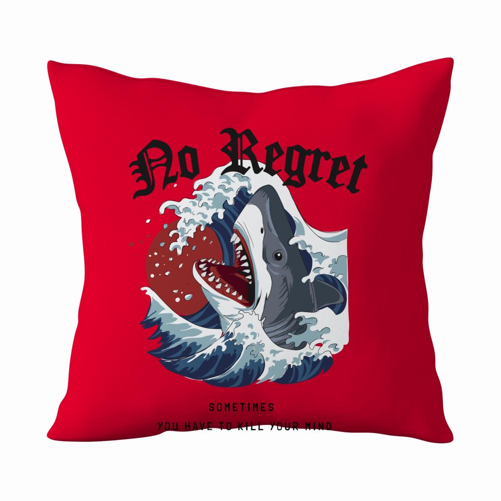 No Regret poduszka kolor czerwony