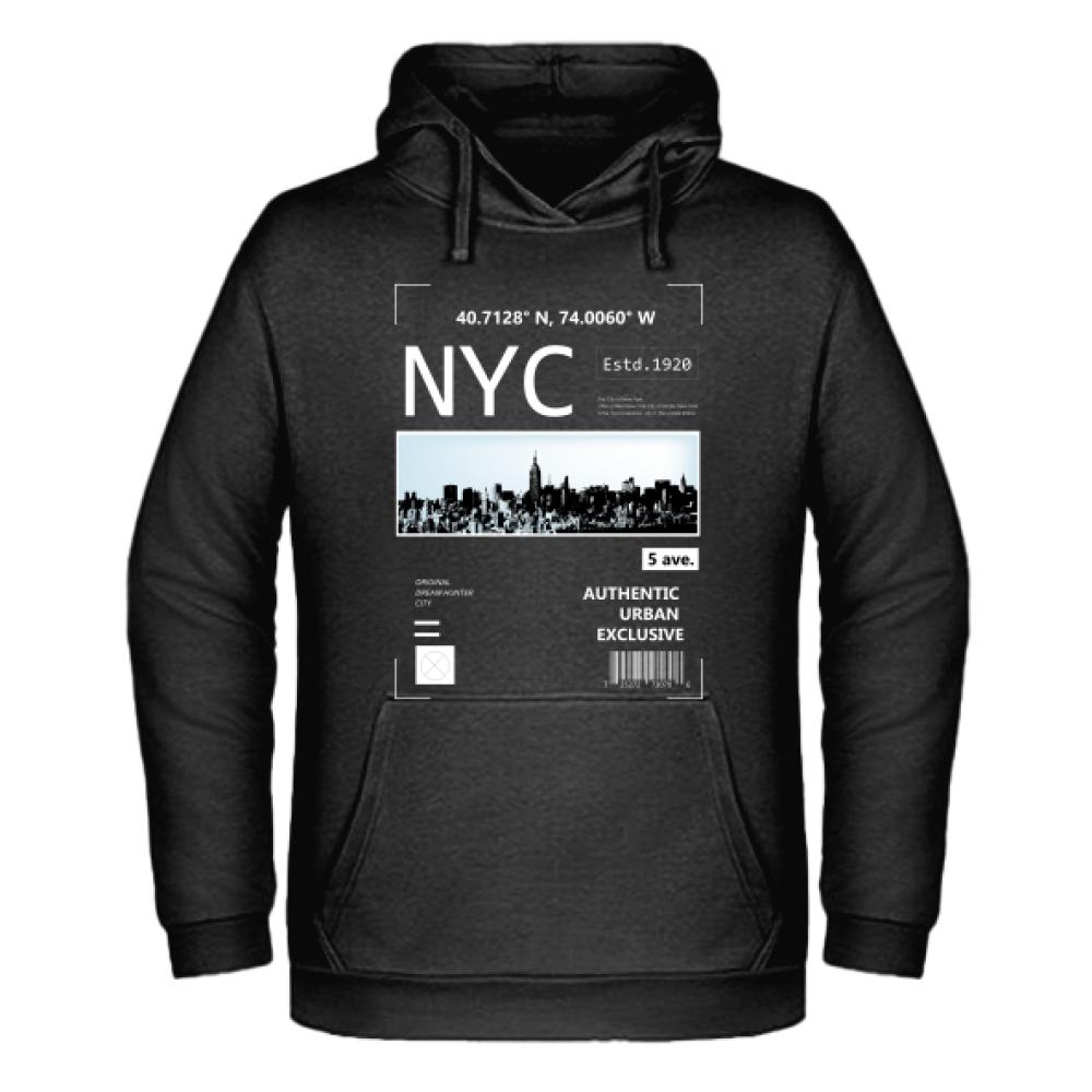 NYC Authentic 1 bluza męska z kapturem