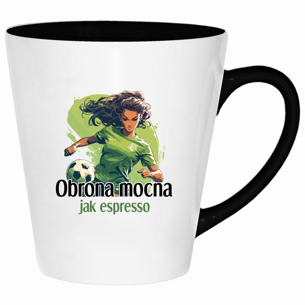 Obrona mocna jak espresso kubek latte kolor navy