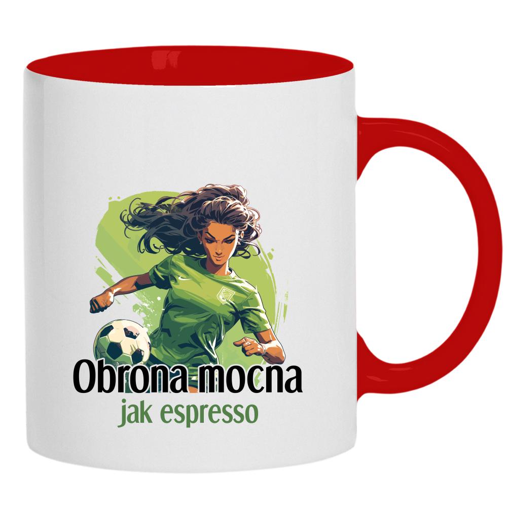 Obrona mocna jak espresso kubek ucho kolor kolor pink