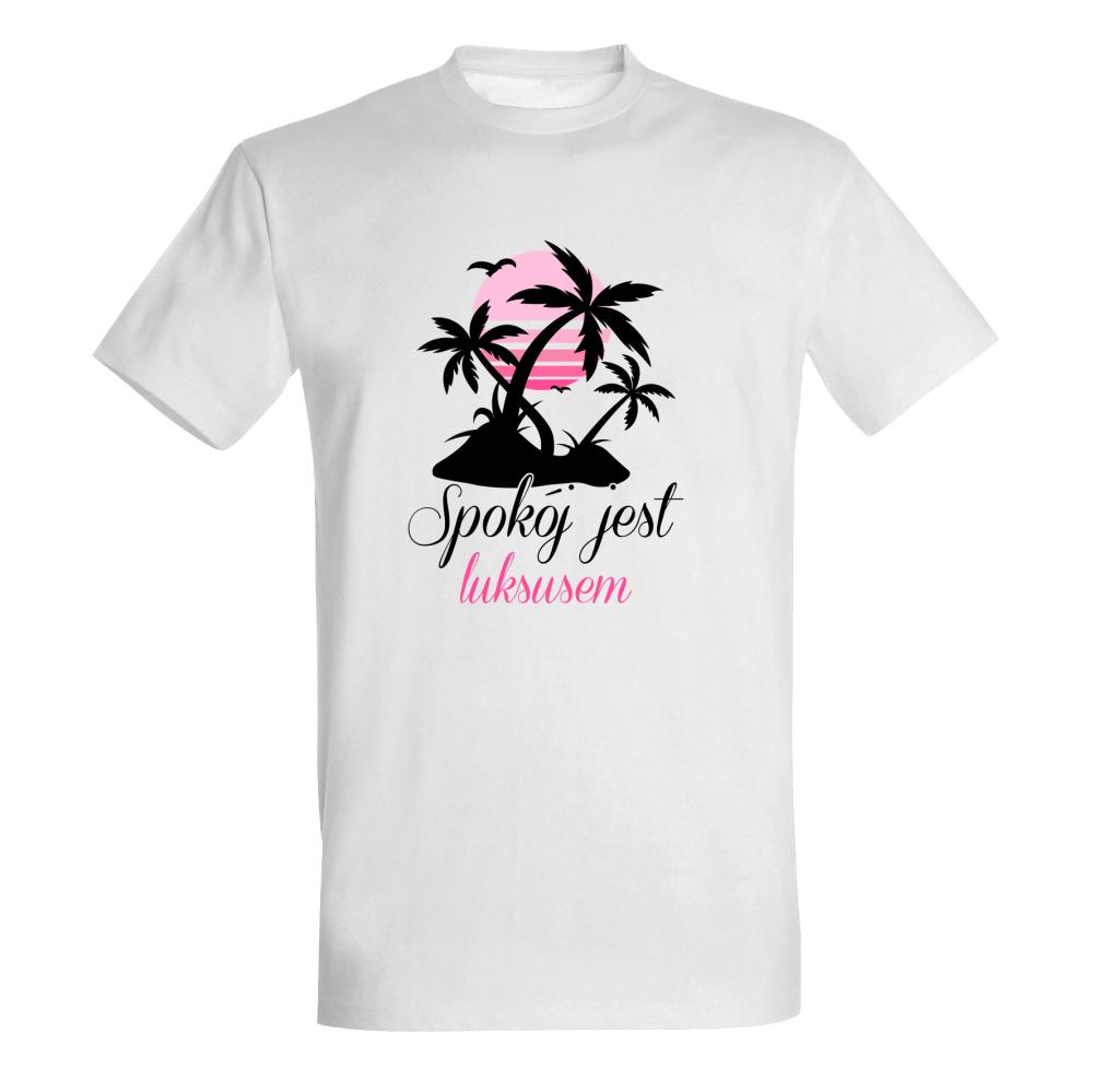 Oddycham luksusem koszulka męska