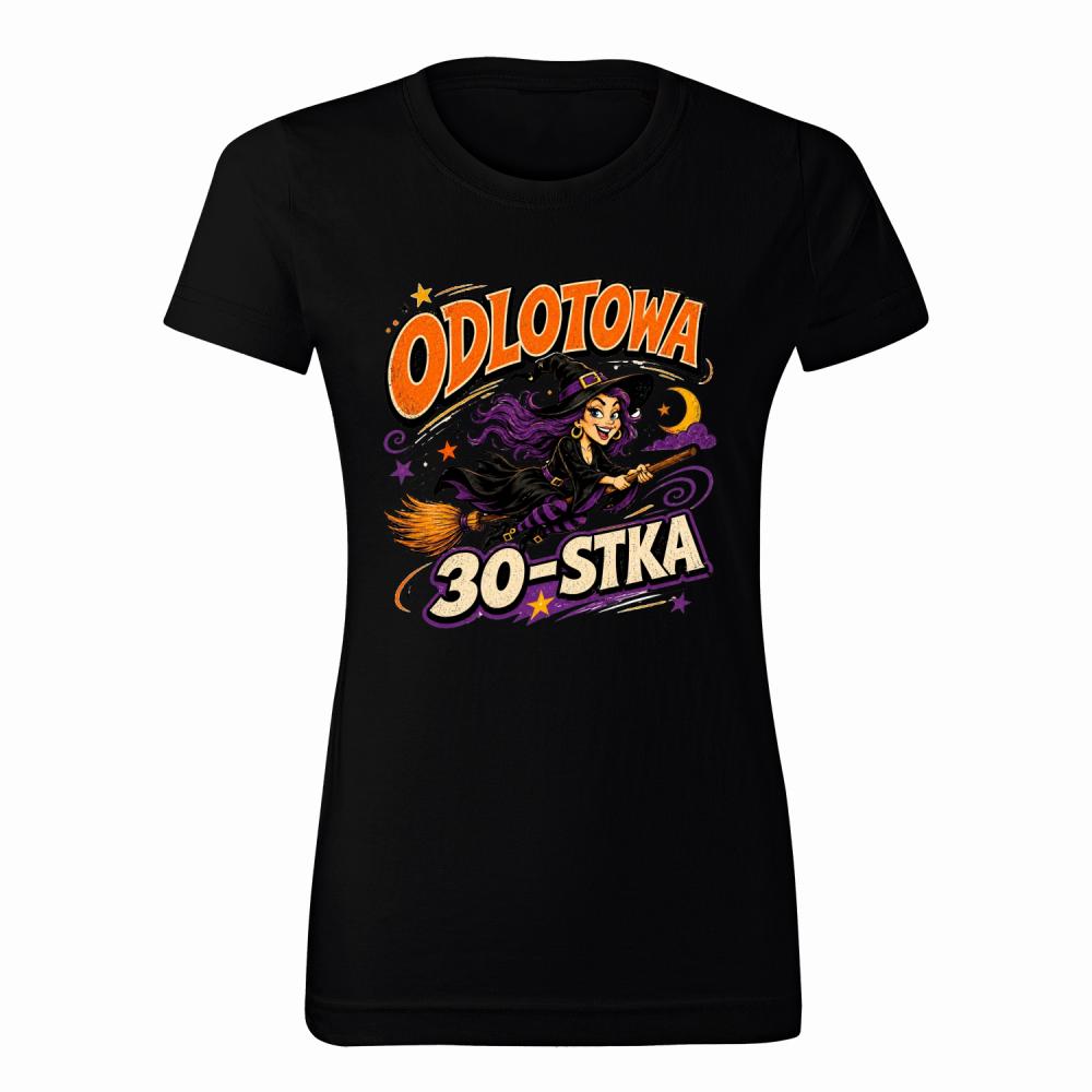 Odlotowa 30-stka koszulka damska kolor kremowy