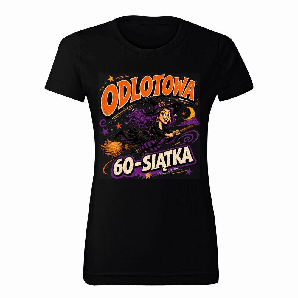 Odlotowa 60-siątka koszulka damska kolor jasnofioletowy