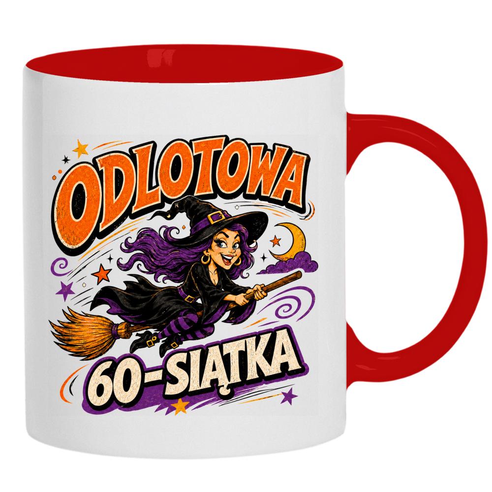 Odlotowa 60-siątka kubek ucho kolor