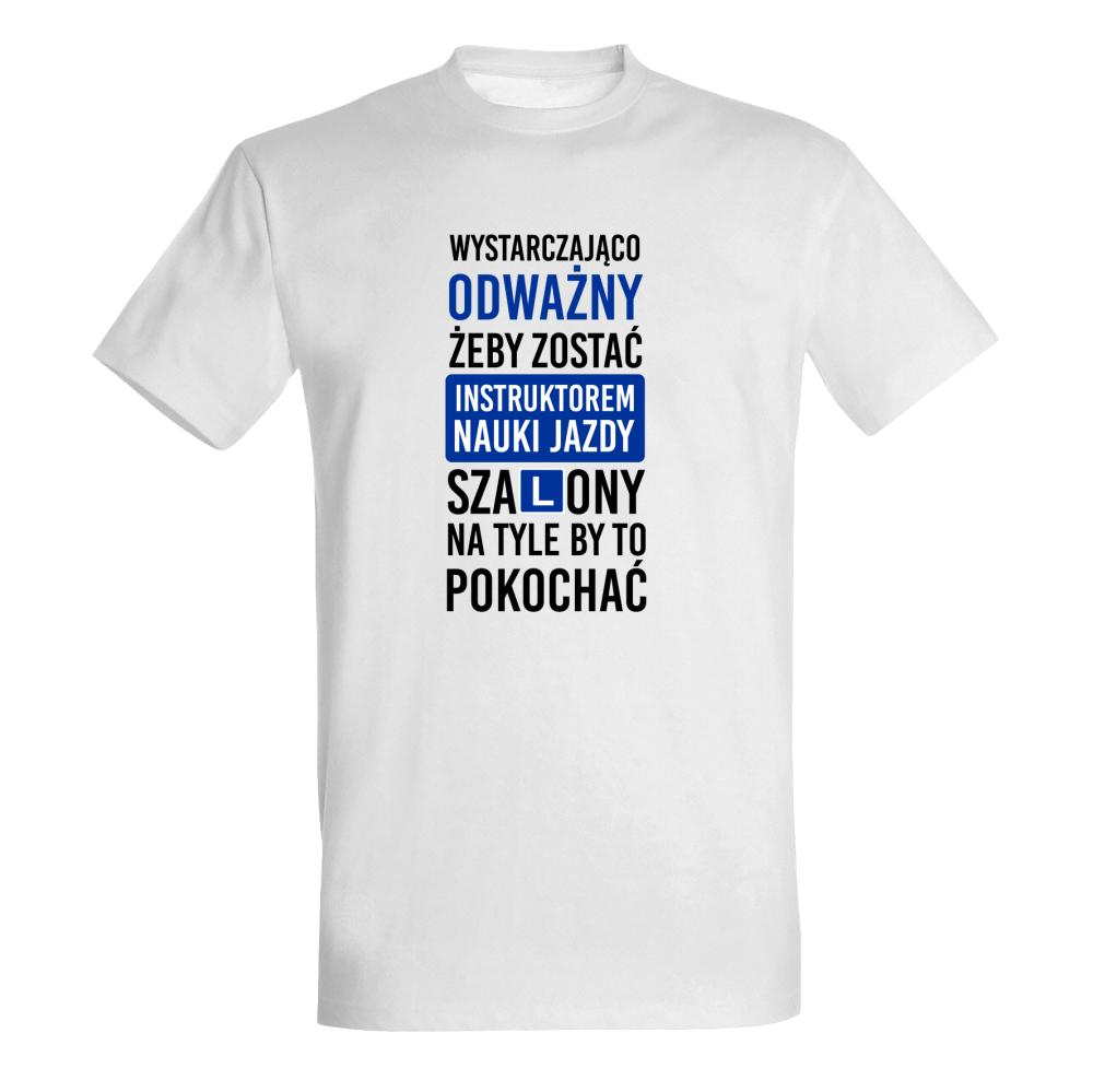 Odważny Instruktor Jazdy koszulka męska