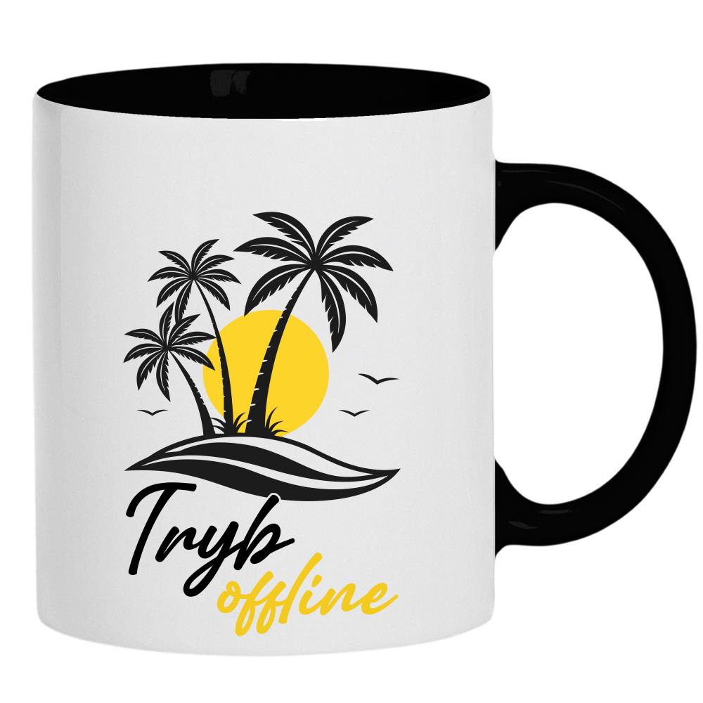 Offline kubek ucho kolor kolor czarnyy