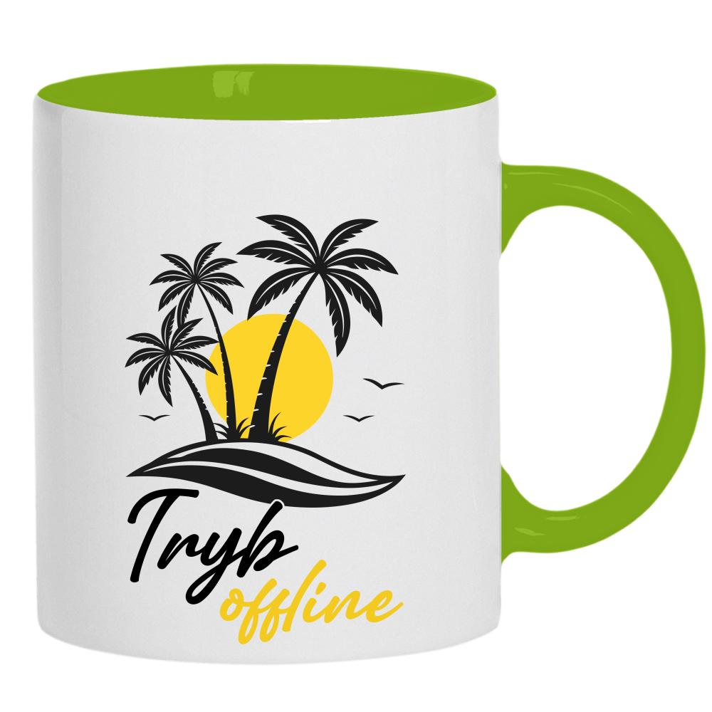 Offline kubek ucho kolor kolor zielony