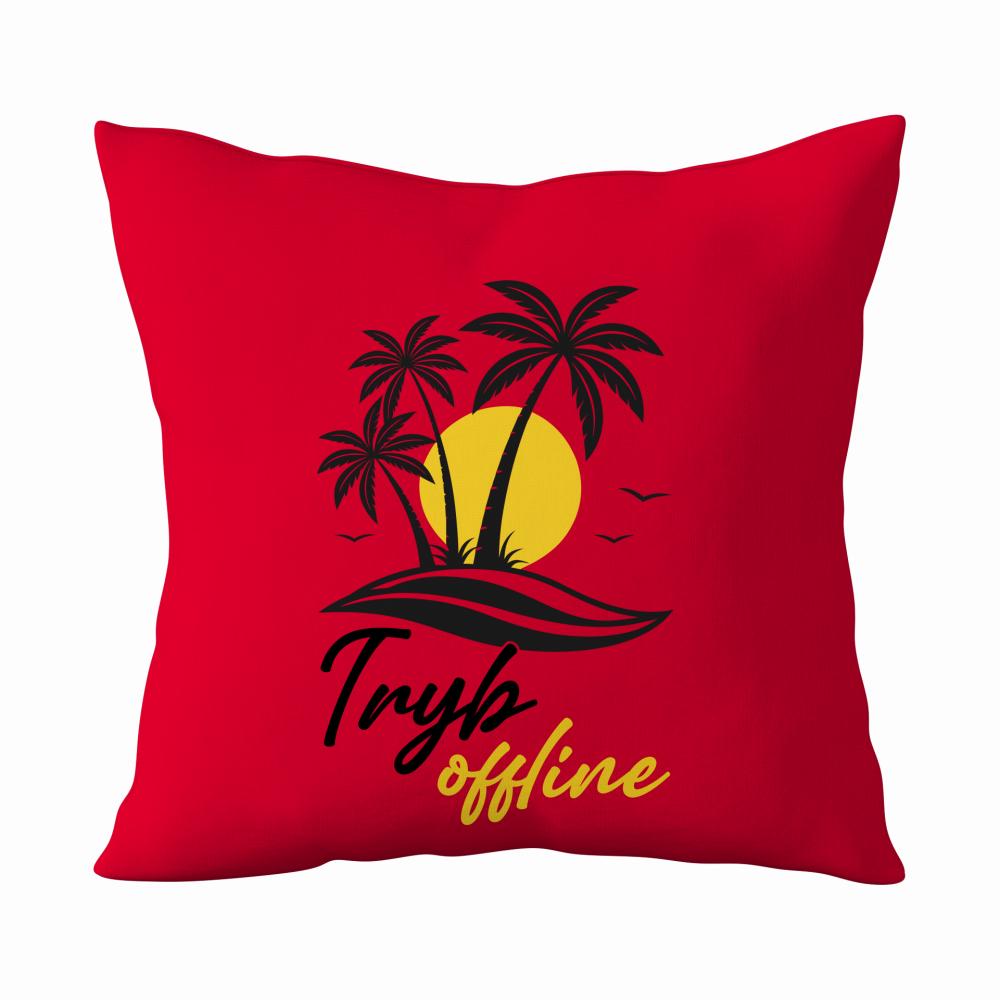 Offline poduszka kolor czerwony