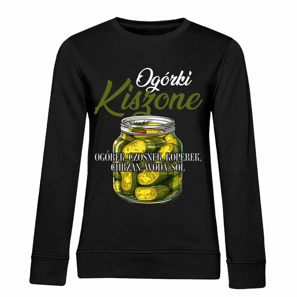 Ogórki kiszone 2 bluza damska bez kaptura