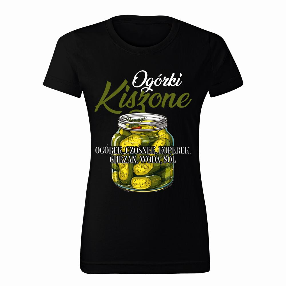 Ogórki kiszone 2 koszulka damska