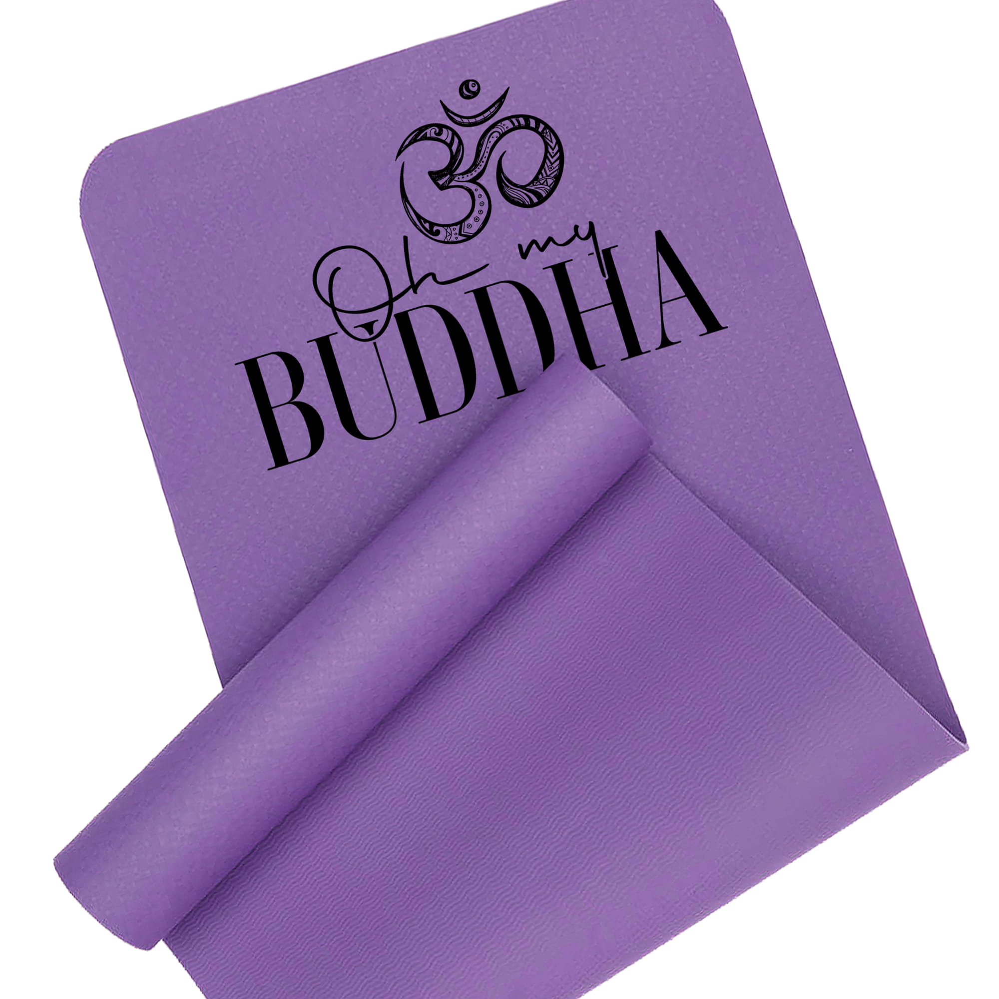 Oh My Buddha mata do ćwiczeń kolor pastelowy fiolet