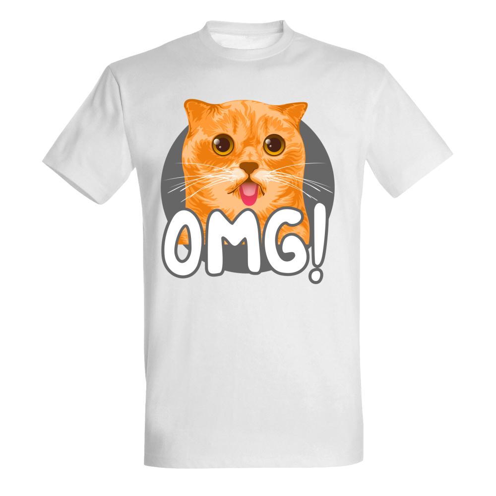 OMG! koszulka męska kolor biały