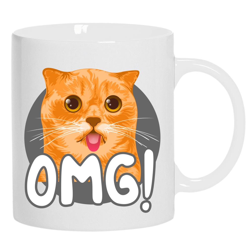 OMG! kubek ucho kolor kolor biały