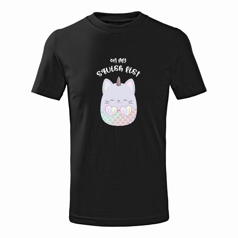 On My Squish list Białe koszulka junior