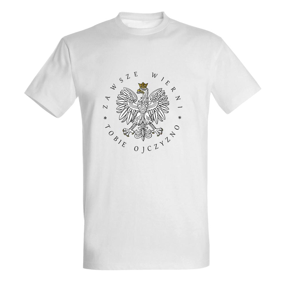 Orzeł symbol wolności odwagi niepodległości koszulka męska