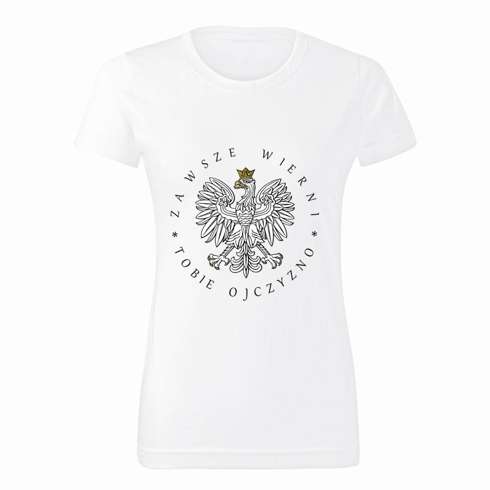 Orzeł symbol wolności odwagi niepodległości koszulka damska