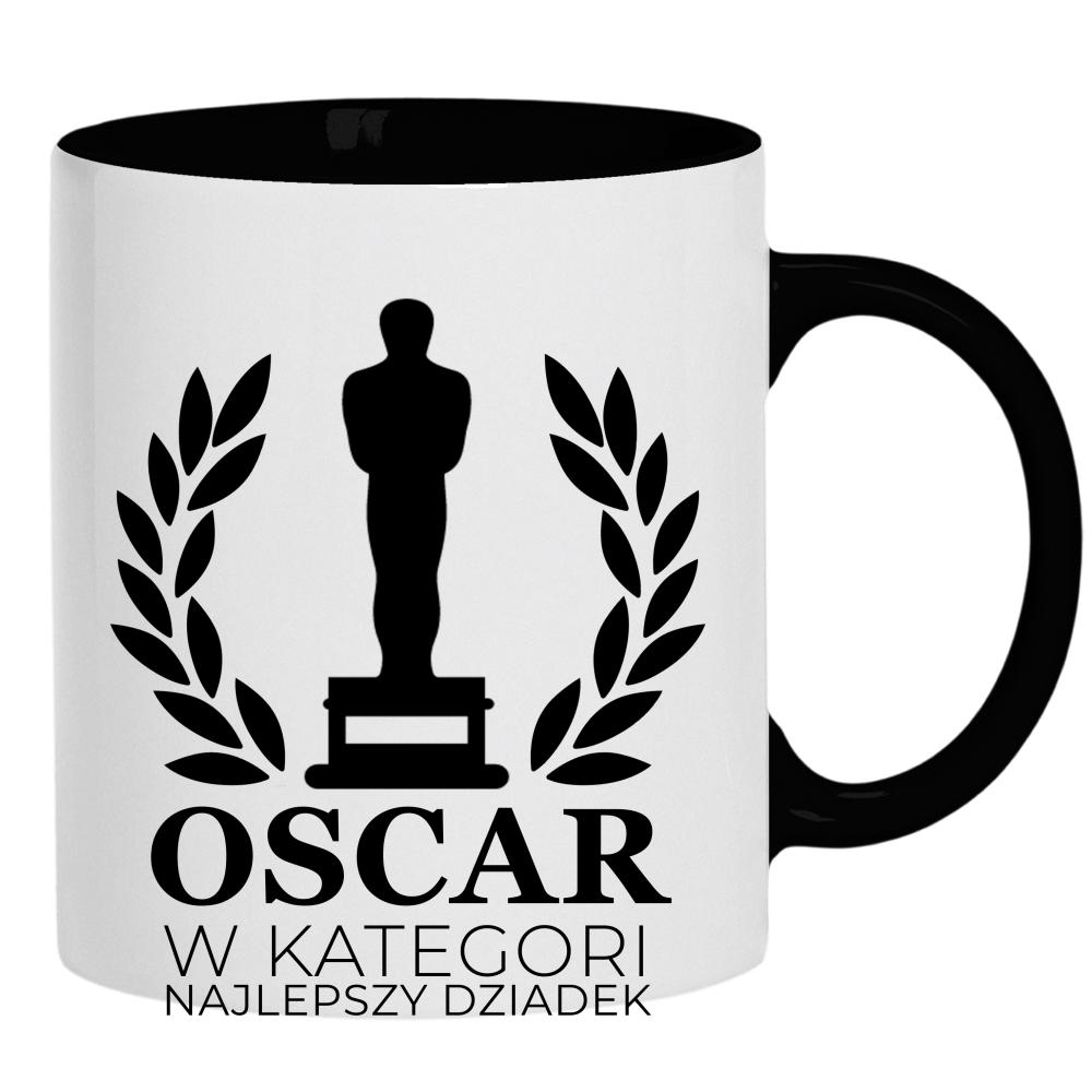 Oscar w Kategori Dziadek kubek ucho kolor kolor czarnyy