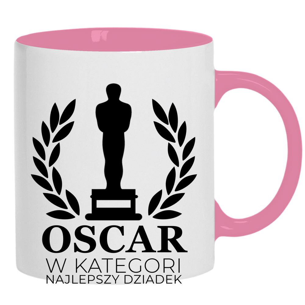 Oscar w Kategori Dziadek kubek ucho kolor kolor różowy