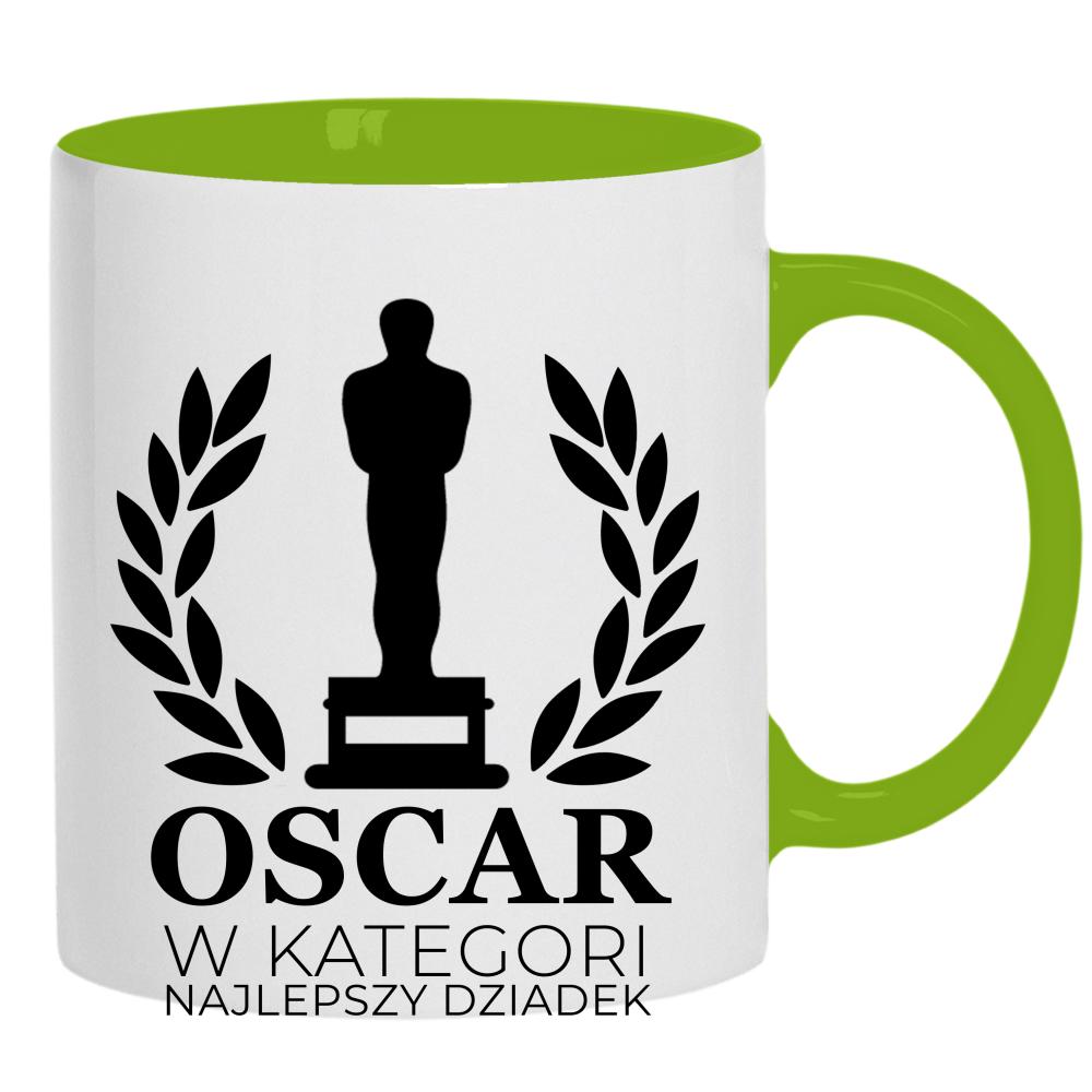 Oscar w Kategori Dziadek kubek ucho kolor kolor zielony